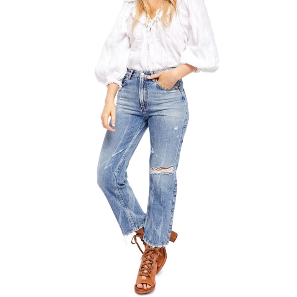 FREE PEOPLE Dakota High Rise Jeans
